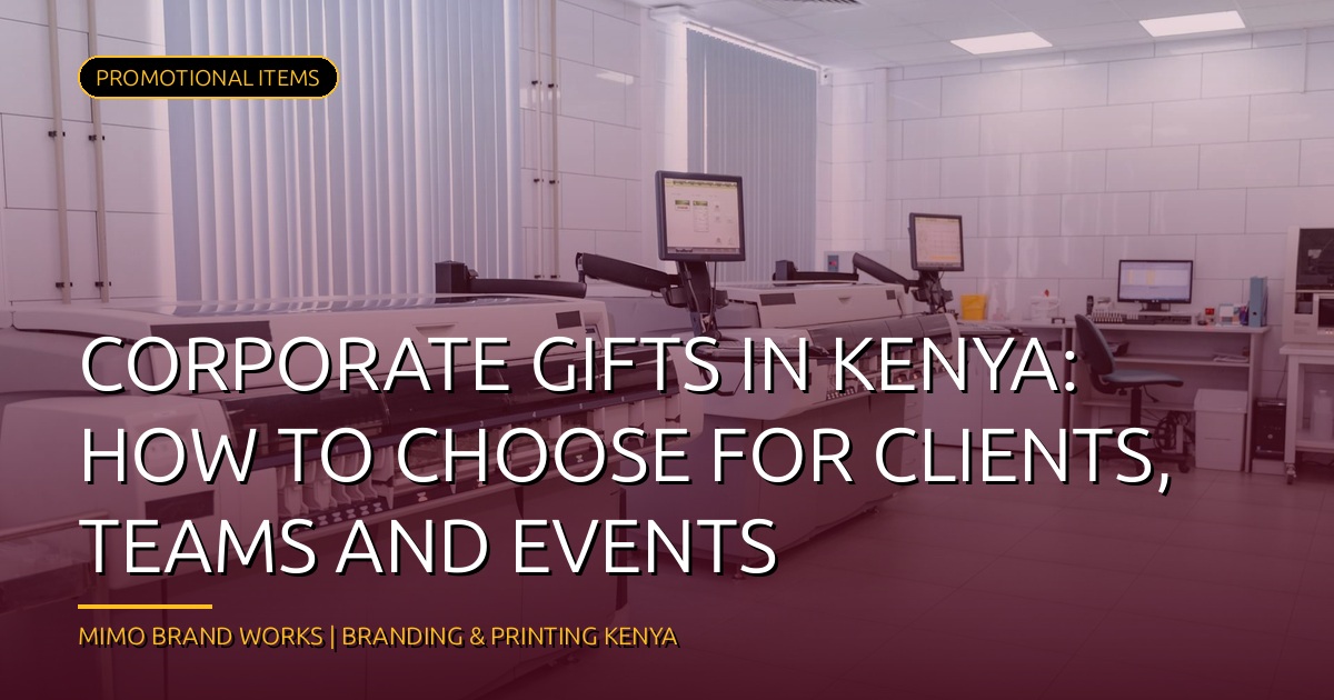Branded Corporate Gifts for Client Retention & Executive Events in Nairobi