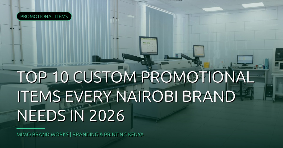 Top 10 Custom Promotional Items Every Nairobi Brand Needs in 2026